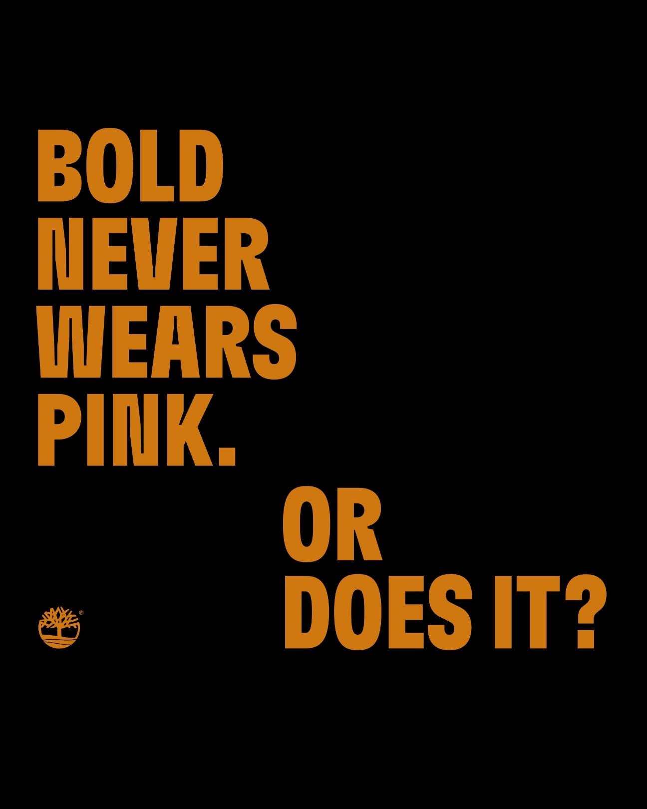 Bold never wears pink. or does it?