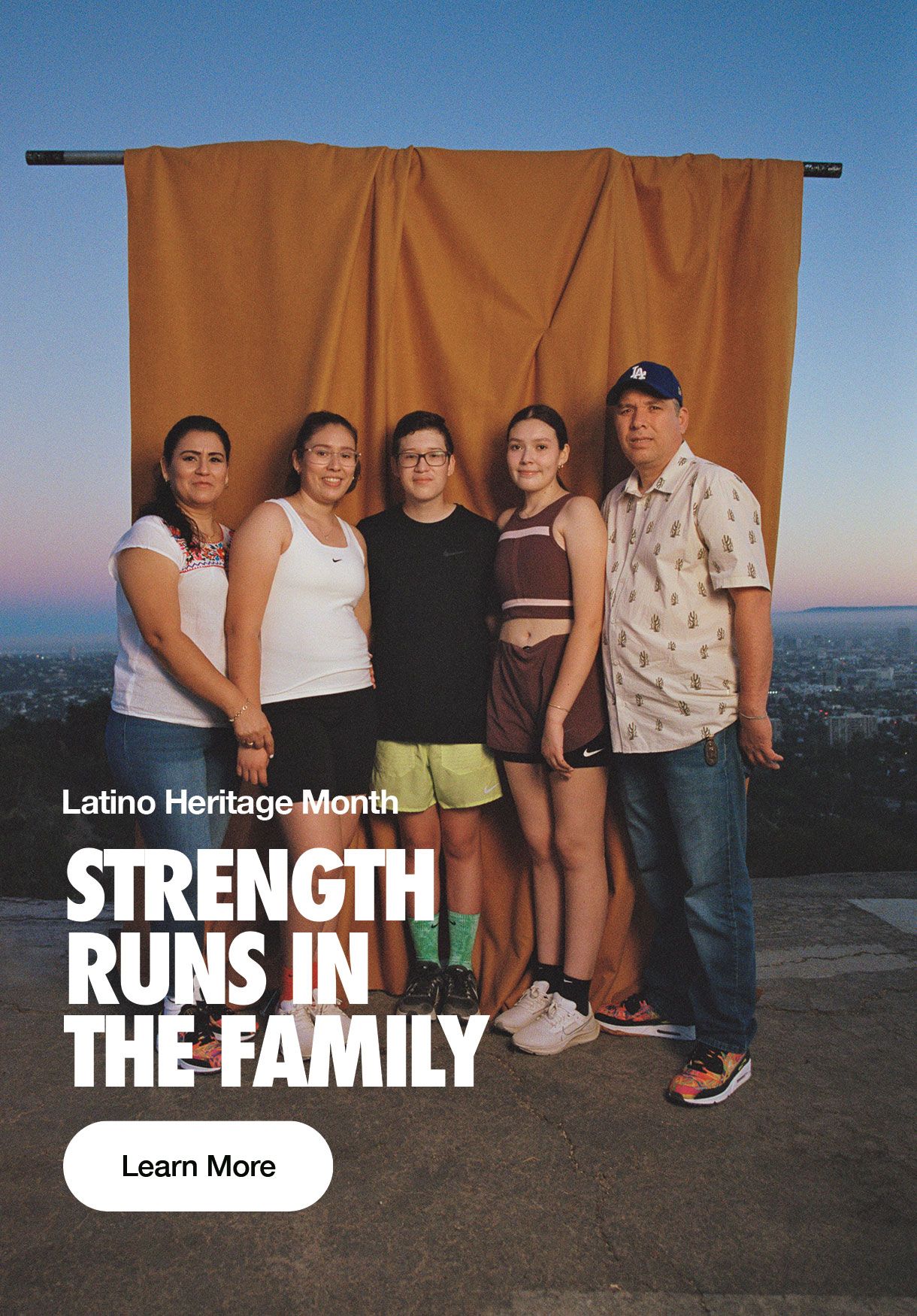 Latino Heritage Month - Strength runs in Family - Mexican family standing together