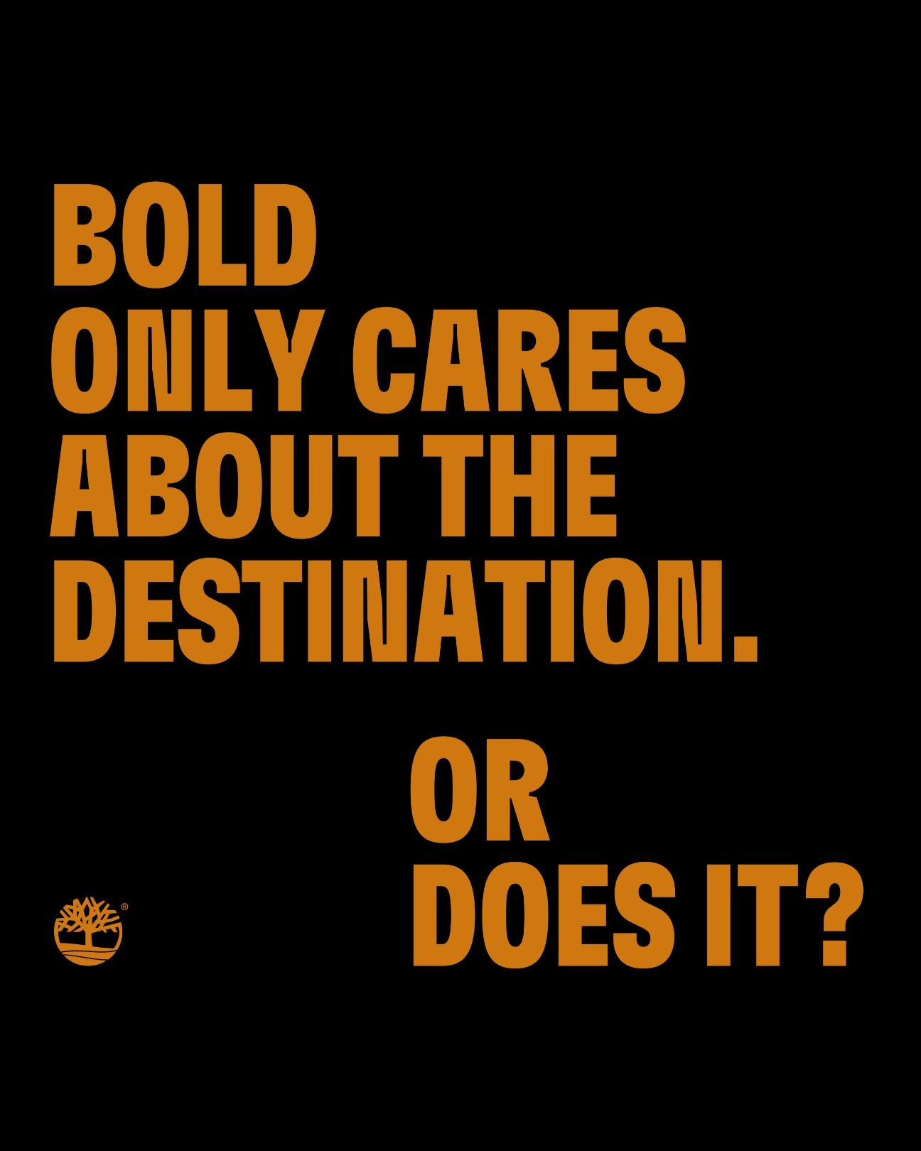 Bold only cares about the destination. Or does it?